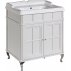 Комплект мебели Caprigo Borgo 70 bianco-grigio, с раковиной Caprigo CH-700--small-3