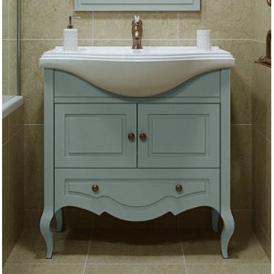 Комплект мебели Caprigo Verona 80 blue white, 2 двери, 1 ящик-4