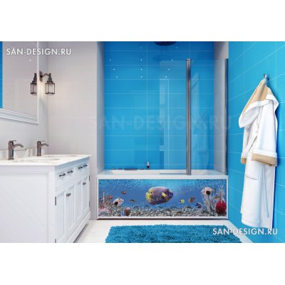 Фотоэкран под ванну Francesca Premium В поисках Немо-1