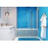 Экран под ванну Francesca Premium голубой мрамор--small-3