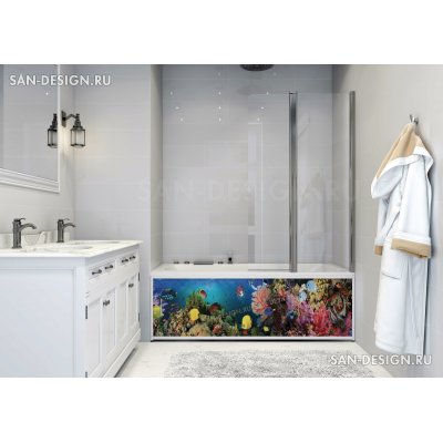 Фотоэкран под ванну Francesca Premium Морские краски-2
