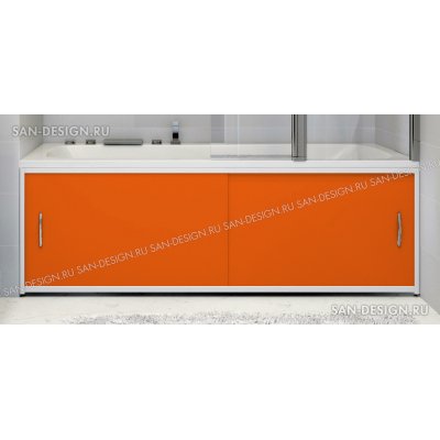 Экран под ванну Francesca Premium оранжевый