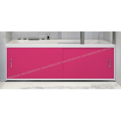 Экран под ванну Francesca Premium розовый