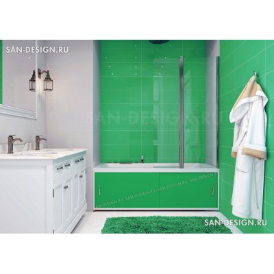 Экран под ванну Francesca Premium темно-зеленый-3
