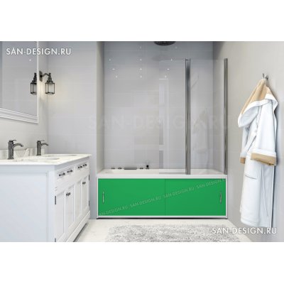 Экран под ванну Francesca Premium темно-зеленый-1