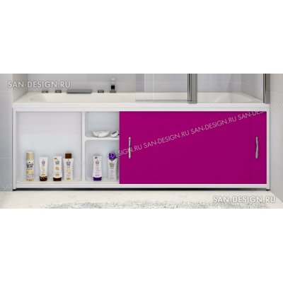Экран под ванну Francesca Premium фиолетовый-2