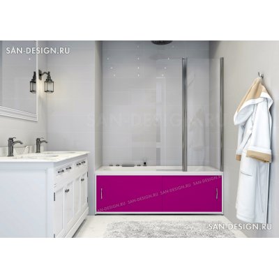 Экран под ванну Francesca Premium фиолетовый-1