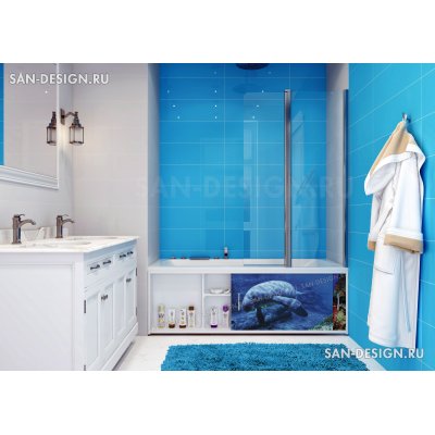 Фотоэкран под ванну Francesca Premium Ламантин-3