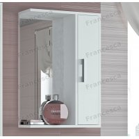 тумба с раковиной francesca eco 50 белый 2 дв ум уют 50
