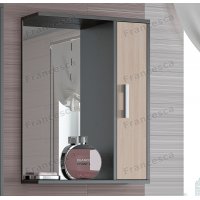 Шкаф-зеркало Francesca Eco 55 дуб-венге