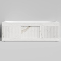 Экран-купе Vod-ok Тач 170, мрамор белый натур милк