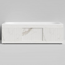 Экран-купе Vod-ok Тач 170, мрамор белый натур милк