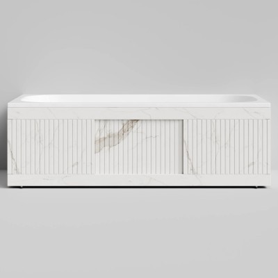 Экран-купе Vod-ok Тач 170, мрамор белый натур милк