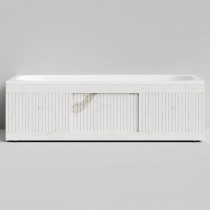 Экран-купе Vod-ok Тач 180, мрамор белый натур милк