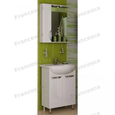Комплект мебели для ванной комнаты Francesca Доминго 60, левый (ум. Уют 60)-2