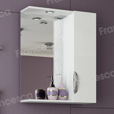 Комплект мебели для ванной комнаты Francesca Доминго 60, левый (ум. Уют 60)-4