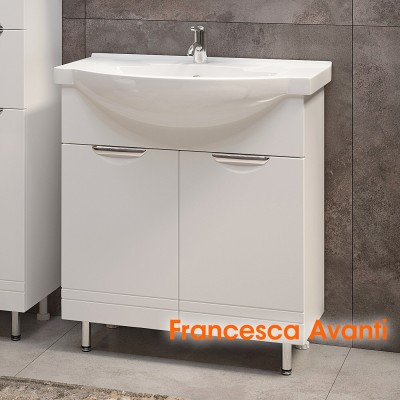 Комплект мебели для ванной комнаты Francesca Доминго 75 правый-2