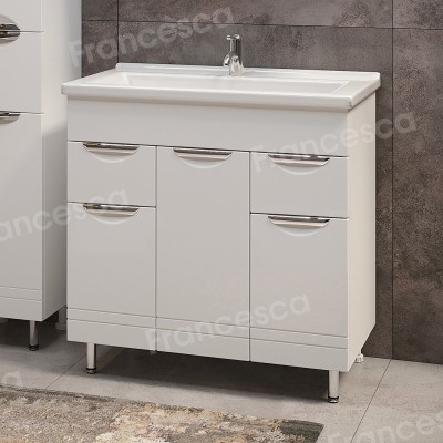 Комплект мебели для ванной комнаты Francesca Доминго 80, 2 ящика (ум. Миранда 80)-2