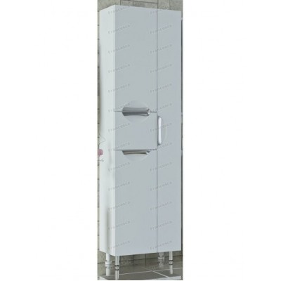 Пенал Francesca Доминго 50 белый двойной, с подсветкой, без корзины-3