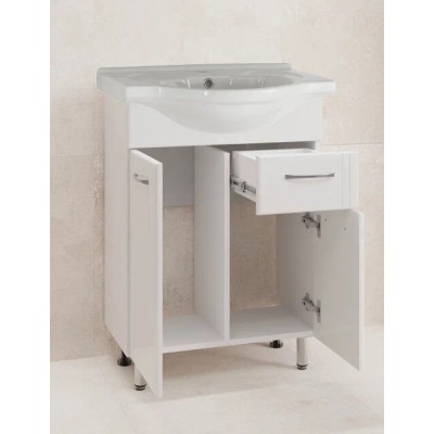 Тумба с раковиной Style Line Эко Стандарт №11 60, с ящиком-1