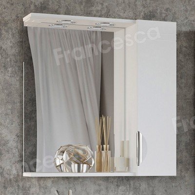 Комплект мебели для ванной комнаты Francesca Доминго 70 правый-3