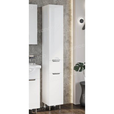 Пенал Francesca Доминго 30 с бельевой корзиной, с подсветкой, правый-2 Пенал Francesca Доминго 30 с бельевой корзиной, с подсветкой, правый-2