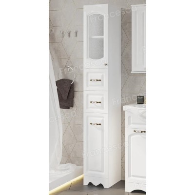 Пенал Francesca Империя 30 белый, левый, с подсветкой-3 Пенал Francesca Империя 30 белый, левый, с подсветкой-3