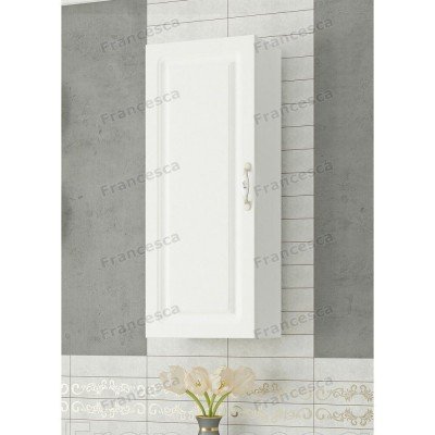Шкаф навесной Francesca Империя 30, с подсветкой, белый, универсальный-2