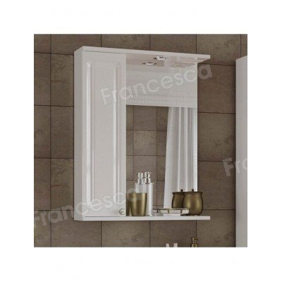 Комплект мебели для ванной комнаты Francesca Avanti Империя 55, левый-3