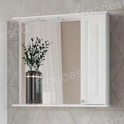 Комплект мебели для ванной комнаты Francesca Avanti Империя 80, 3 двери, правый&nbsp;-3