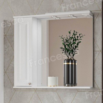 Комплект мебели для ванной комнаты Francesca Avanti Империя 80, с ящиками, левый-3