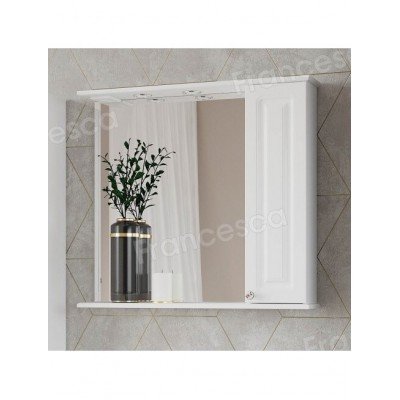 Комплект мебели для ванной комнаты Francesca Avanti Империя 85, правый-3