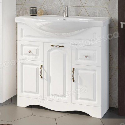 Комплект мебели для ванной комнаты Francesca Avanti Империя 90-2, с ящиками-1