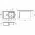 Кухонная мойка Granula 8201 Базальт--small-1