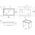 Кухонная мойка Granula Kitchen Space KS-7303U шварц--small-1