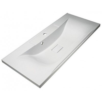 Тумба с раковиной Francesca Avanti Доминго 120 белый, с подсветкой (2ящ+4дв, ум. Milen 120)-6