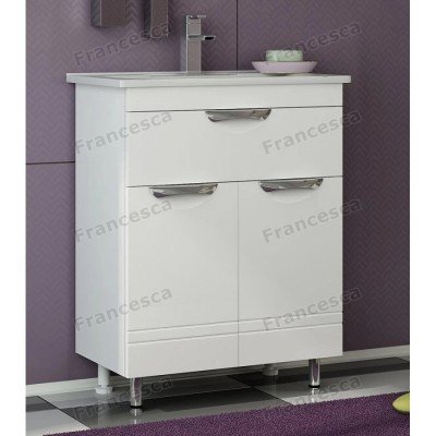 Тумба с раковиной Francesca Avanti Доминго 50 с ящиком, с подсветкой (ум. Como 50)-2