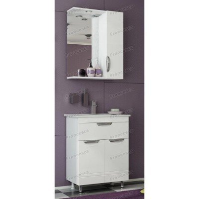Тумба с раковиной Francesca Avanti Доминго 50 с ящиком, с подсветкой (ум. Como 50)-3