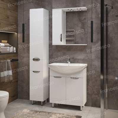 Тумба с раковиной Francesca Avanti Доминго 70 2 двери, с подсветкой (ум. Балтика 70)-3