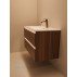 Тумба с раковиной Francesca Avanti Panda 100,DR-03-100, подвесная, дуб, с подсветкой--small-3