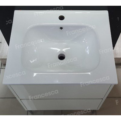 Тумба с раковиной Francesca Avanti Panda 60,DR-04-60, напольная, с подсветкой, бежевая-5