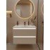 Тумба с раковиной Francesca Avanti Panda 80, DR-03B-80, подвесная, с подсветкой, бежевая-small