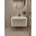 Тумба с раковиной Francesca Avanti Panda 80, DR-05-80, подвесная, бежевая, с подсветкой-small