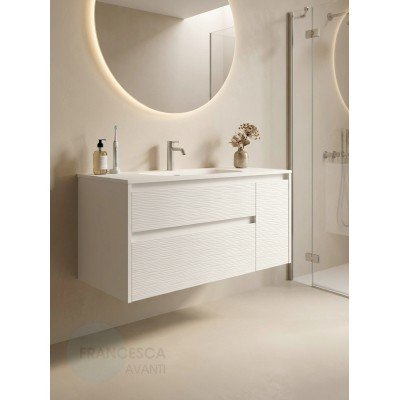 Тумба с раковиной Francesca Avanti Panda art 2513-1000-T