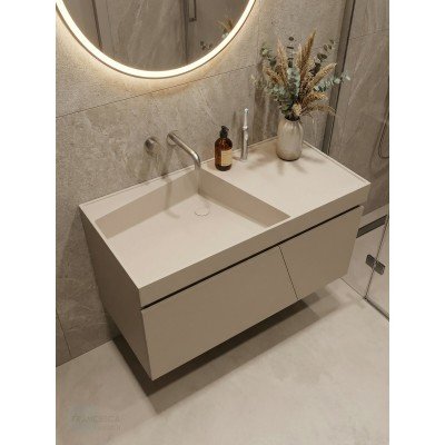 Тумба с раковиной Francesca Avanti Panda art 2517-1000-T-2