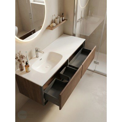 Тумба с раковиной Francesca Avanti Panda art 2532M-1-1600-T-3