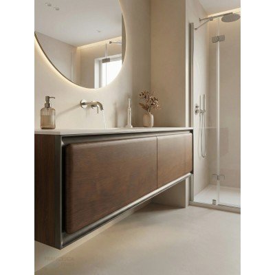 Тумба с раковиной Francesca Avanti Panda art 2532M-1-1600-T-4