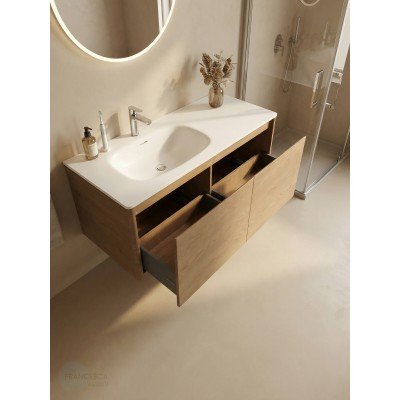 Тумба с раковиной Francesca Avanti Panda art ВТ-14-1400-T-1