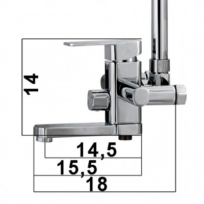 Душевая стойка KRONE L2052-6