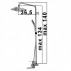 Душевая стойка KRONE L2052--small-5